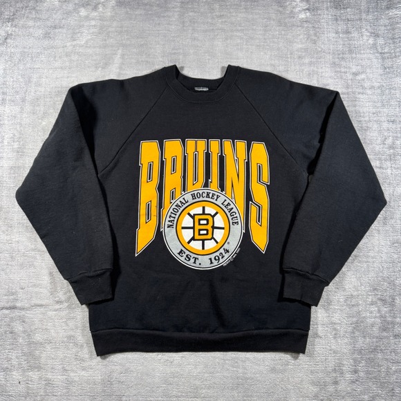 Trench Other - Trench Boston Sweatshirt Mens Medium Black Vintage 1990 Trench NHL Crewneck